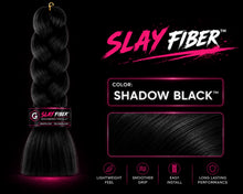 Load image into Gallery viewer, Slay Fiber Shadow Black braiding hair
